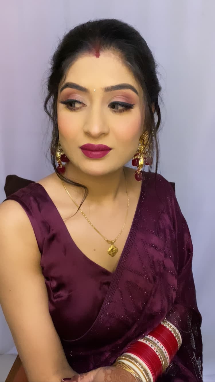 Party makeup artistry